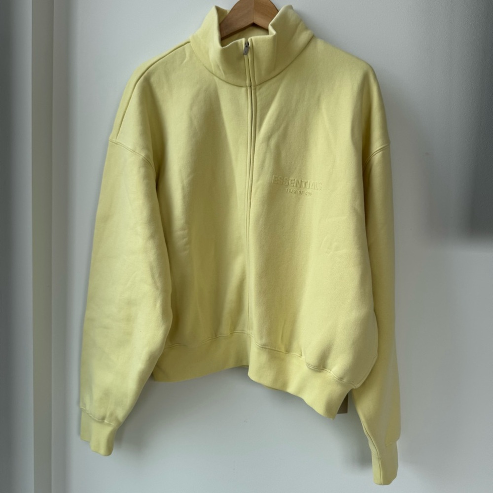Fear of God Essentials Yellow Canary -Zip Pullover